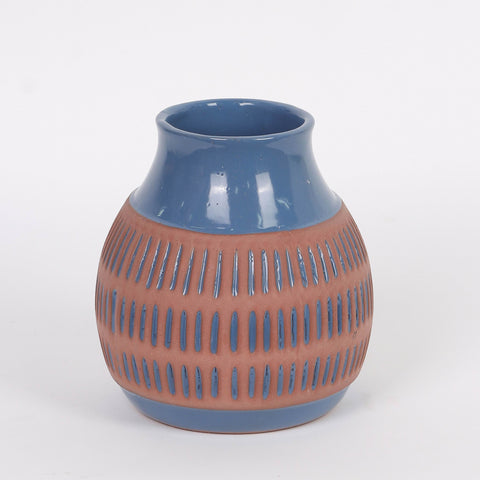 Set Of 2 Ceramic Pot  Decoration | Ceramic Vase | Boho Home Decor