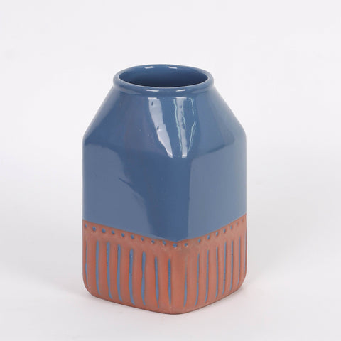 Set Of 2 Ceramic Pot  Decoration | Ceramic Vase | Boho Home Decor