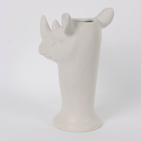 20.5*16.5*32 Ceramic Rhino  Decoration | Ceramic Vase | Boho Home Decor