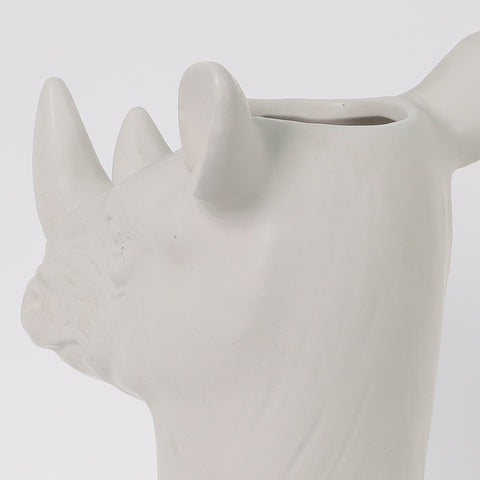 20.5*16.5*32 Ceramic Rhino  Decoration | Ceramic Vase | Boho Home Decor