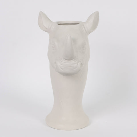 20.5*16.5*32 Ceramic Rhino  Decoration | Ceramic Vase | Boho Home Decor