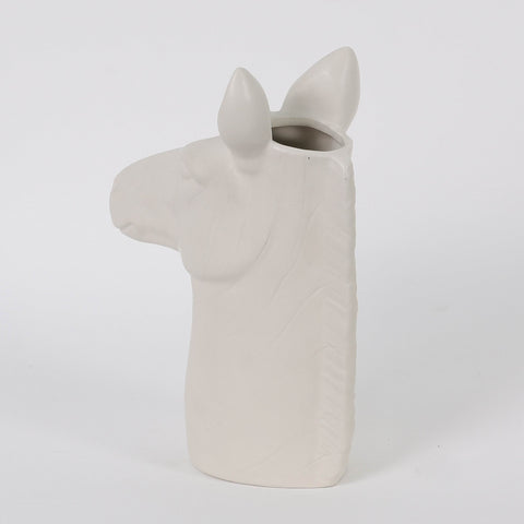 19*10*25 Ceramic Horse Head  Decoration | Ceramic Vase | Boho Home Decor