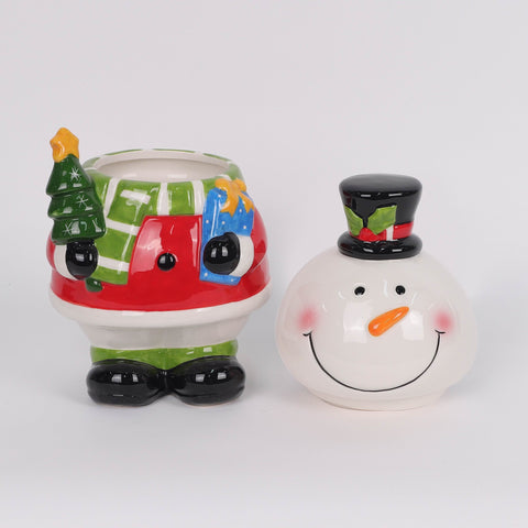 Christmas Ceramic Snowman Décor