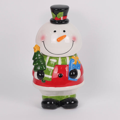 Christmas Ceramic Snowman Décor