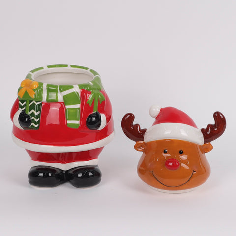 Christmas Ceramic Reindeer Décor