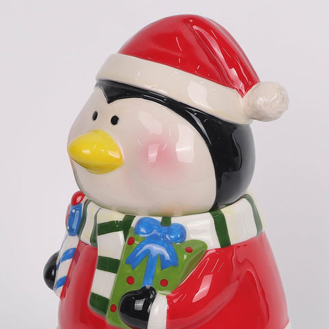 Christmas Ceramic Penguin Décor