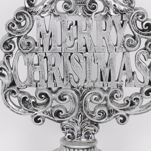 Resin Merry Christmas Sign Décor