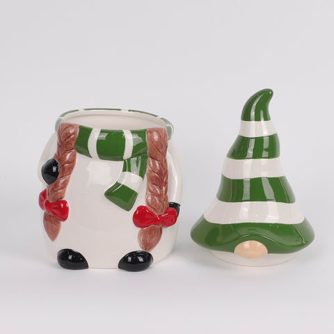 Christmas Ceramic Gnome Décor