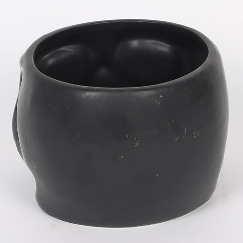 7.5*6.5*4.875'' Black Resin Skull Décor