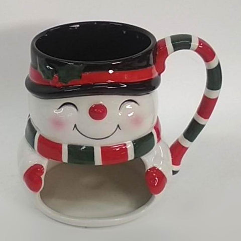 Christmas Snowman Tea Light Holder