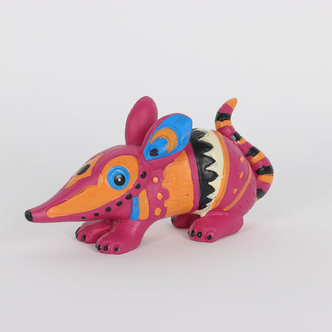 Day of the Dead Alebrije Armadillo Figurine