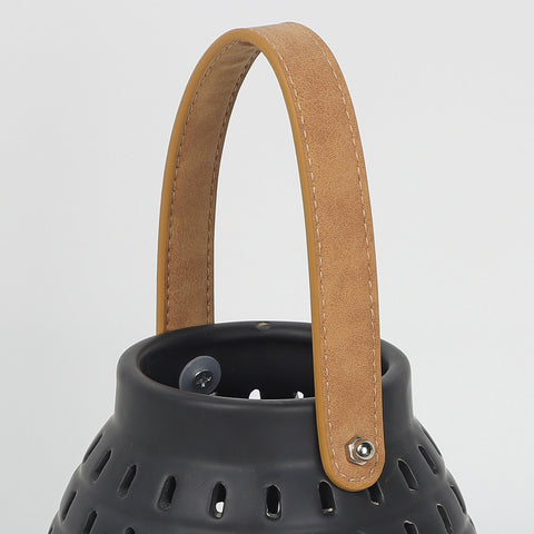 Lh 7" Ceramic Lantern/Tealight Asst | Ceramic Vase | Boho Home Decor