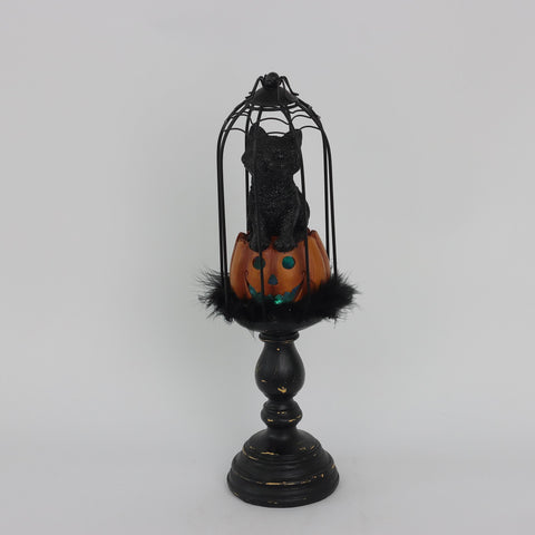 4.25*16.0''Black Cat/Pumpkin Lantern Décor