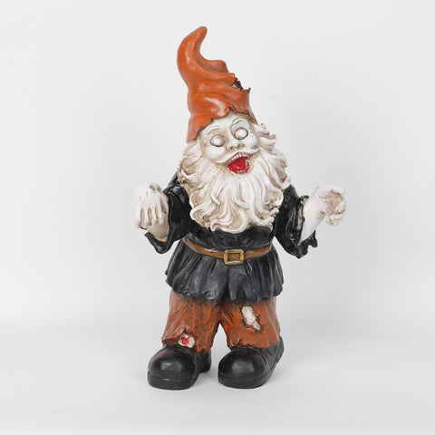 Halloween Zombie Gnome | Spooky Garden Decoration