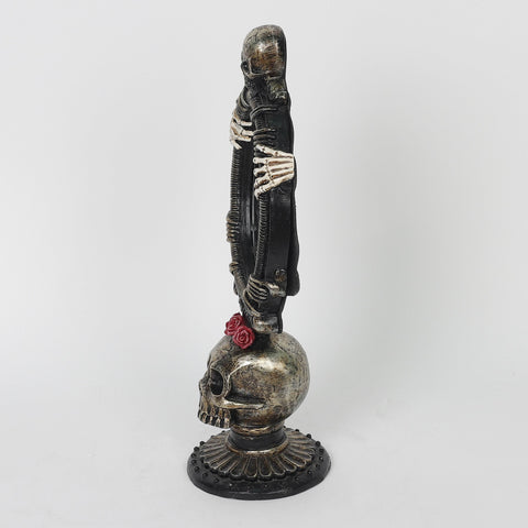 5.5*4.0*12.75'' Resin Halloween Skull Magic Mirror Décor