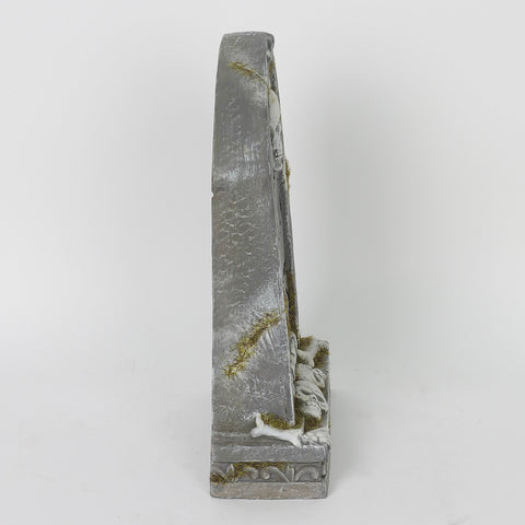 7.0*3.25*12.0'' Restin Pieces Skull Tombstone Décor