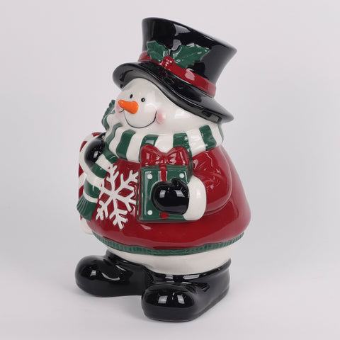 Christmas Ceramic Snowman Décor
