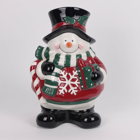 Christmas Ceramic Snowman Décor