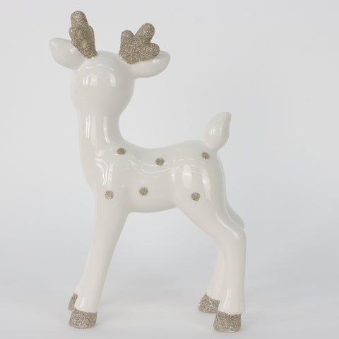Dh Ceramic Deer 9.75 In