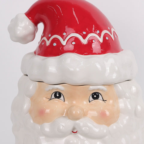 Christmas Ceramic Santa Head Décor