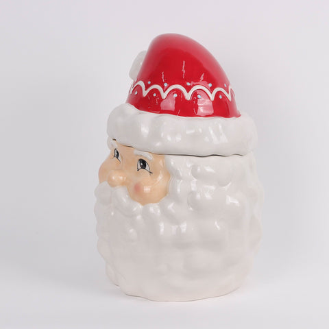 Christmas Ceramic Santa Head Décor