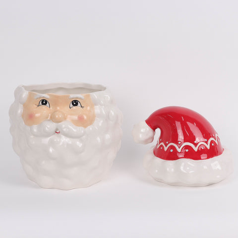 Christmas Ceramic Santa Head Décor