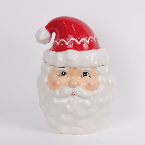 Christmas Ceramic Santa Head Décor