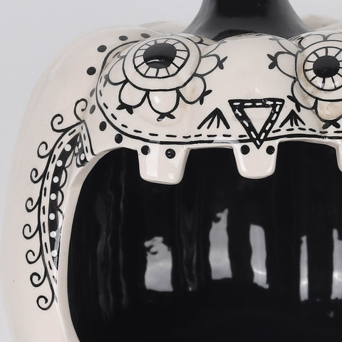 6.25*6.75*6.5'' Ceramic Pumpkin Decoration