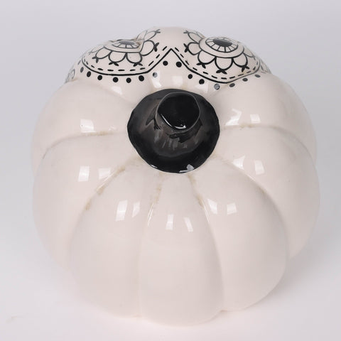 6.25*6.75*6.5'' Ceramic Pumpkin Decoration