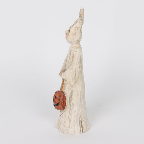 2.75*2.5*9.0'' Resin Décor W/Pumpkin