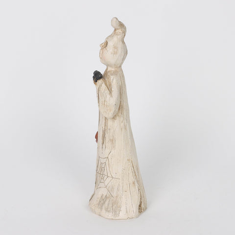 3.0*1.5*9.0''Resin Décor W/Pumpkin