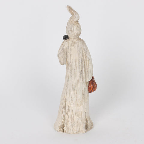 3.0*1.5*9.0''Resin Décor W/Pumpkin