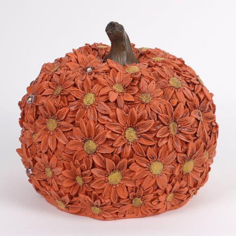 Resin Pumpkin W/  Led Décor