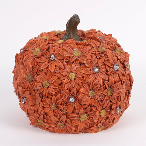 Resin Pumpkin W/  Led Décor