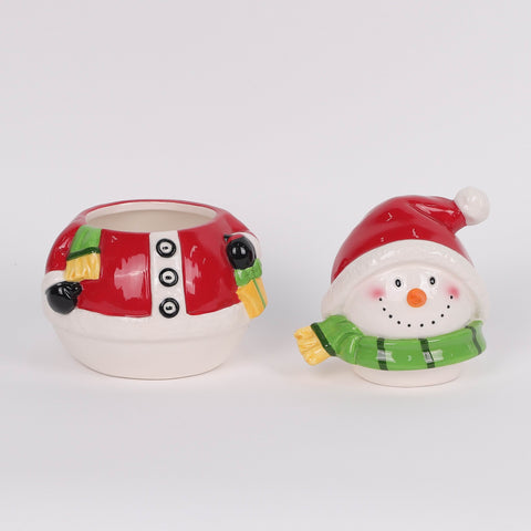 Christmas Ceramic Snowman Décor