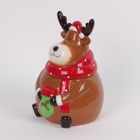 Christmas Ceramic Reindeer Décor