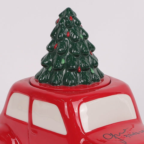 Christmas Ceramic Santa Car Décor