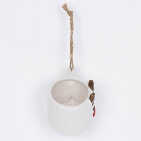 Ceramic Deer Mug Orn
3.5In