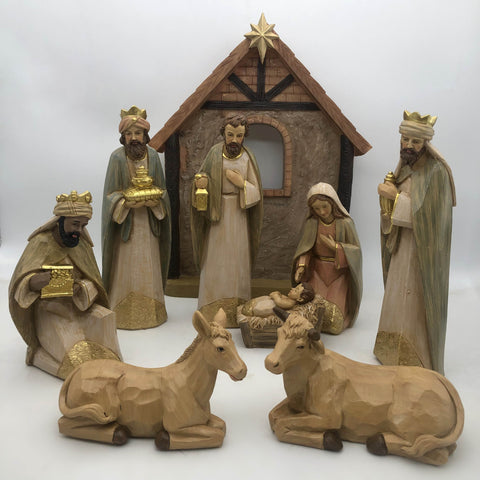 Resin Nativity Set