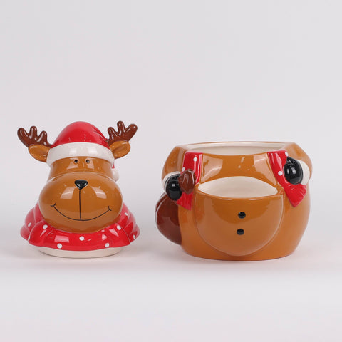 Christmas Ceramic Reindeer Décor