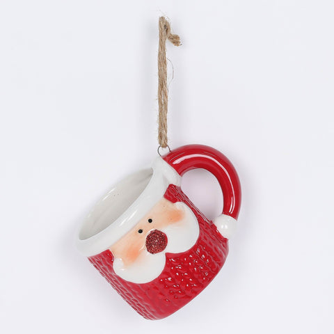 Cramic Santa Mug Orn
3.5In