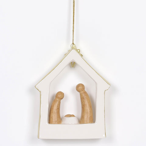 Fe 4.5" Nativity Orn