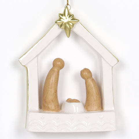 Fe 4.5" Nativity Orn