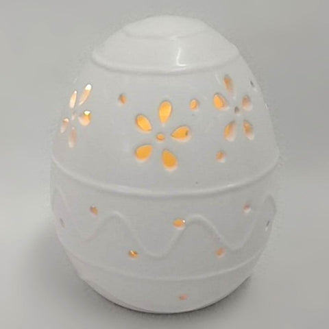 Easter Ceramic Egg W/ Led