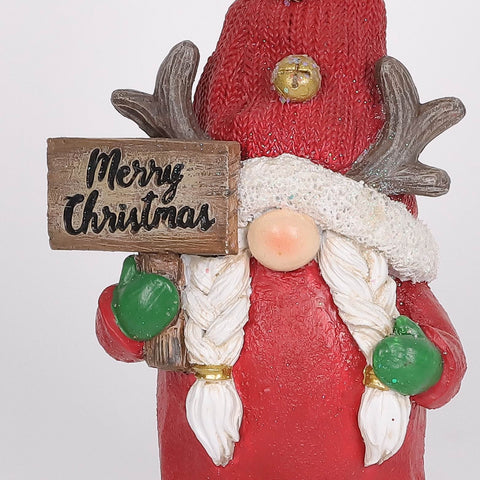 Christmas Resin Gnome Décor