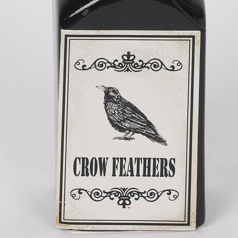 2.25*1.75*6.75''Black Bottle Décor