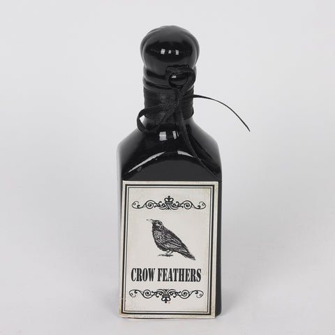 2.25*1.75*6.75''Black Bottle Décor