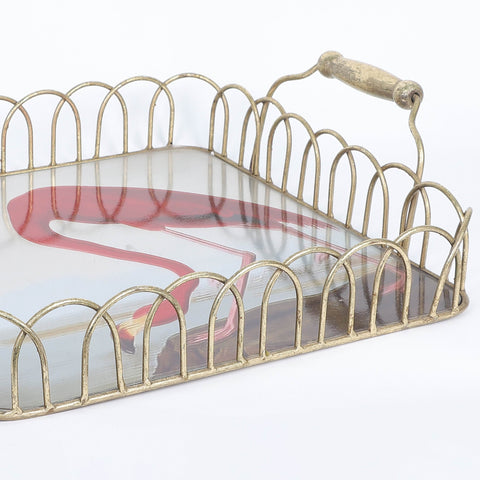 Metal Tray Decoration