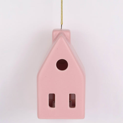 Pink House Ornament