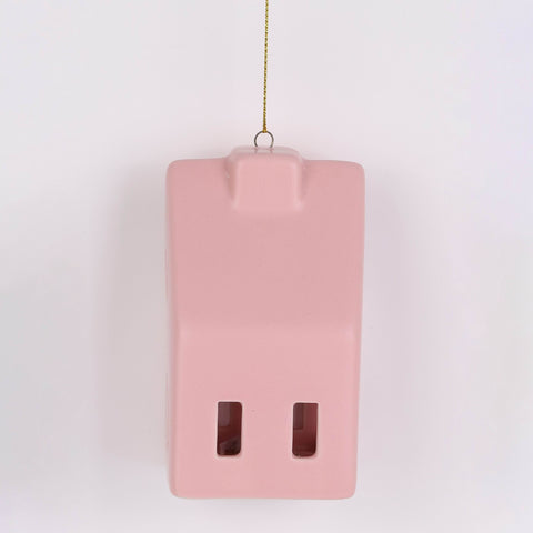 Pink House Ornament